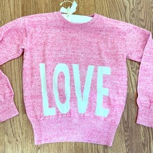 gap kids pink sweater